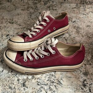 Women’s Maroon Converse Shoes
